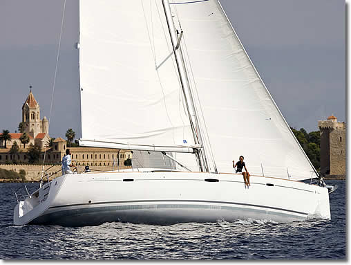 Rent the 4+1 cabins yacht Beneteau - Oceanis 54
