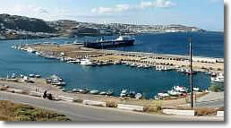 Tourlos marina in Myconos