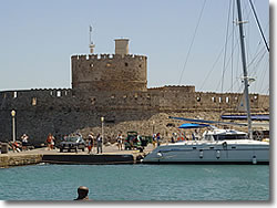 Rhodes sailing boat marina