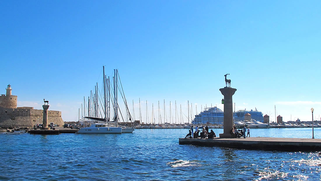 Rhodes marina sailing charter base