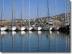 Parikia - Paros island charter base and sailing boat marina