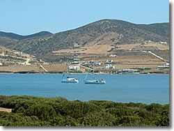 Cyclades - Despotiko anchorage
