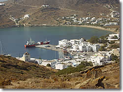 the port of Ios island