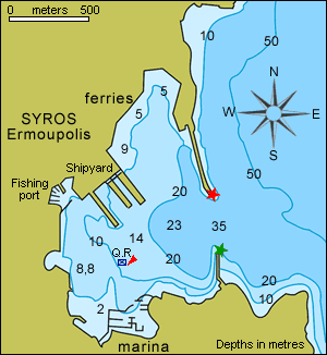 Syros Port at Ermoupolis - Cyclades