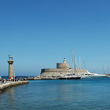 Rhodes Mandraki port