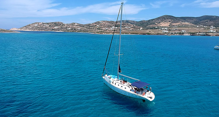 Paros sailing boat one day cruise